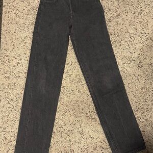 RARE 701 student Levi's Black Straight Leg Jeans Classic Style